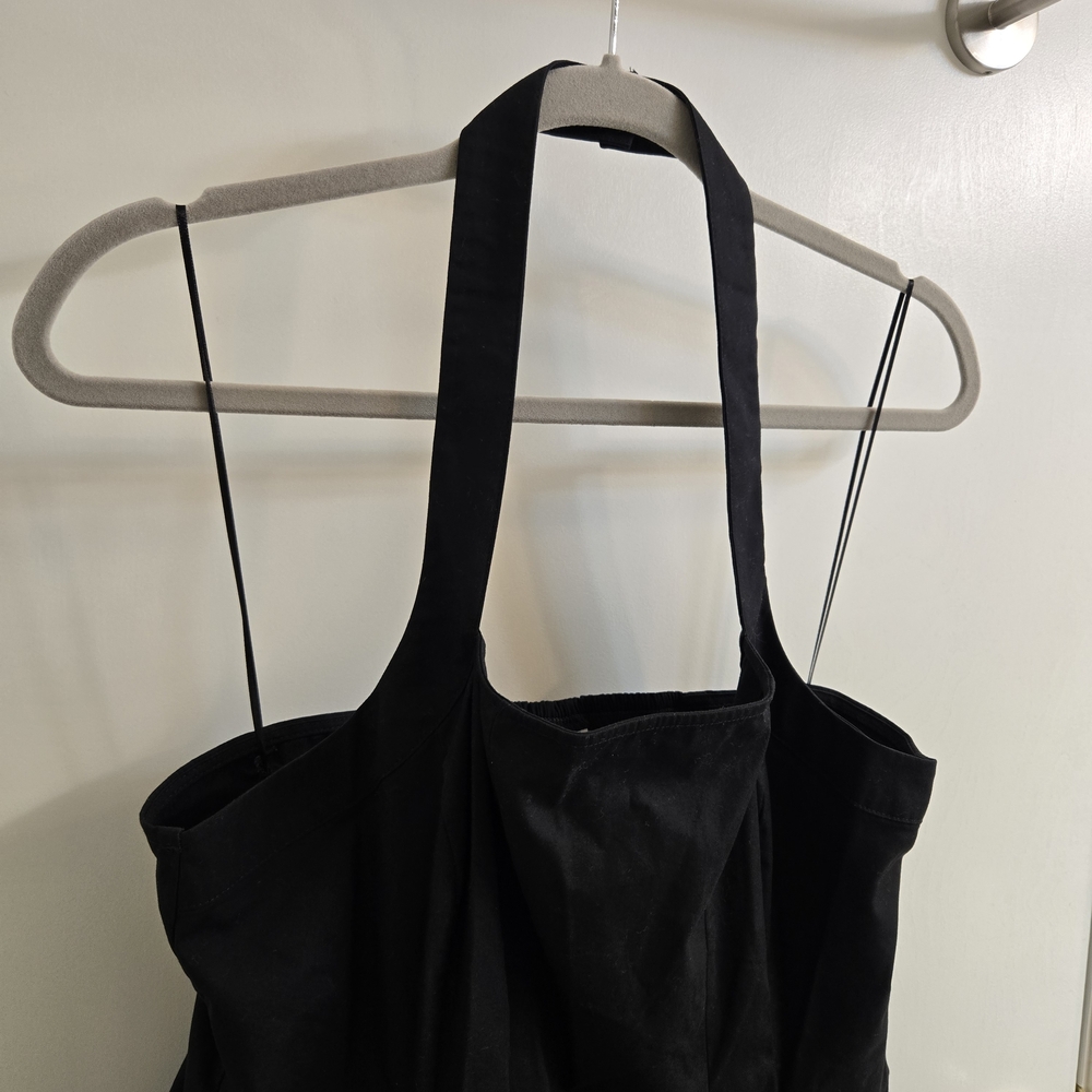 a new day Elegant Black Halter Dress, Size L, NWT - Picture 6 of 16